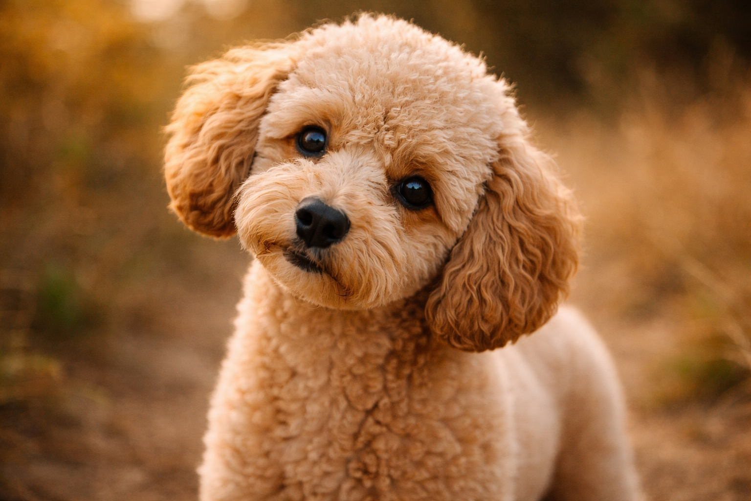 Dog concentrating while exploring a natural outdoor environment.
